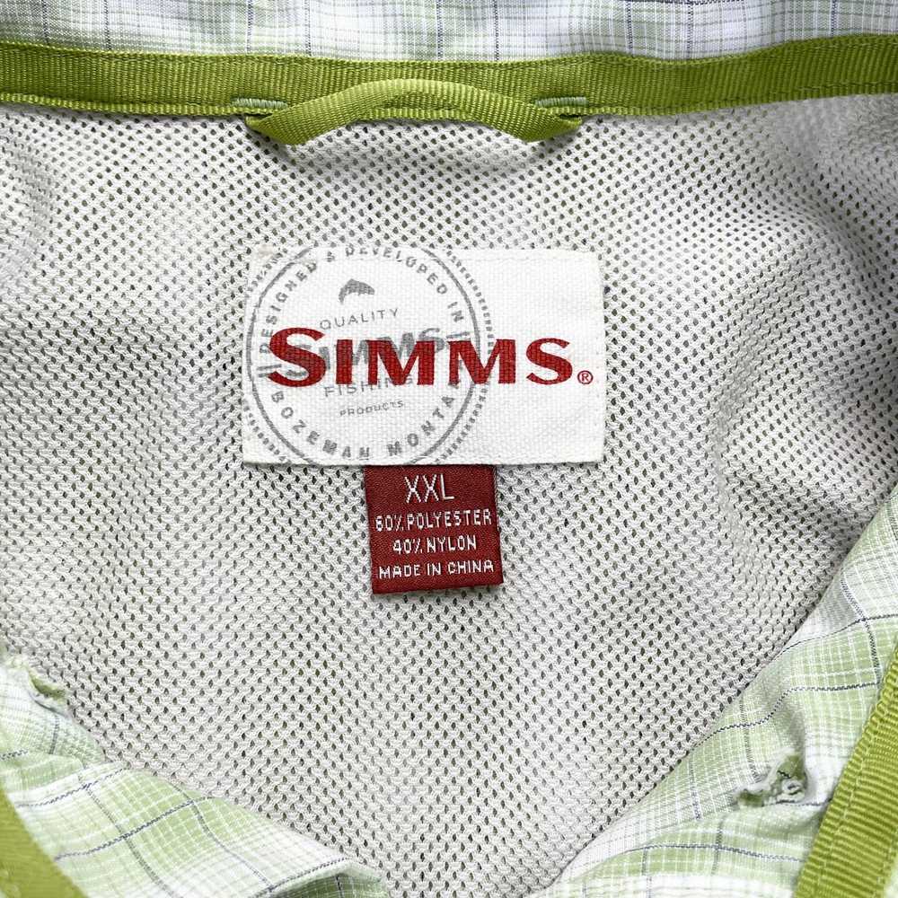 Simms Simms Mens XXL Fishing Shirt Pearl Snap Gre… - image 9