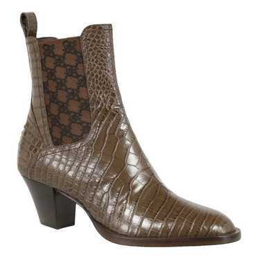 Fendi Leather western boots - image 1