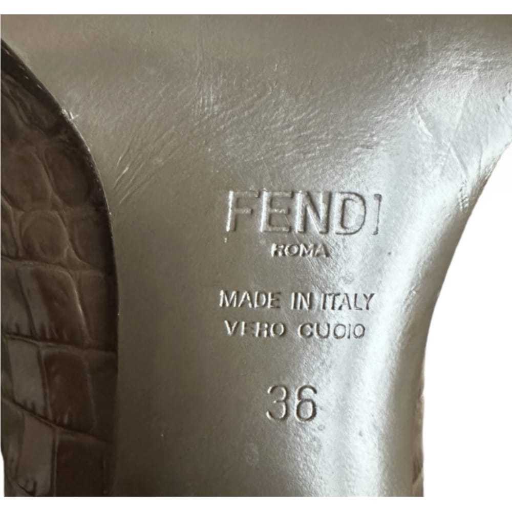 Fendi Leather western boots - image 7