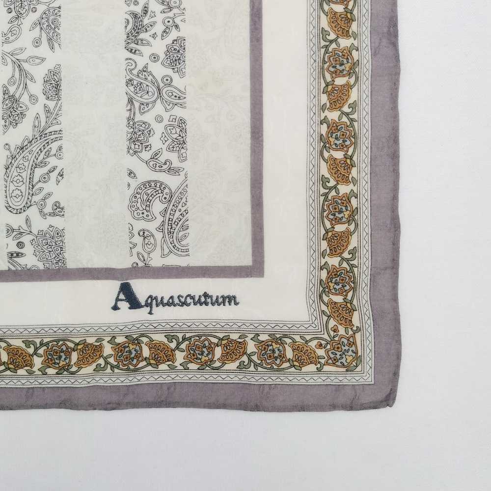 Aquascutum × Luxury Vintage Aquascutum Handkerchi… - image 3