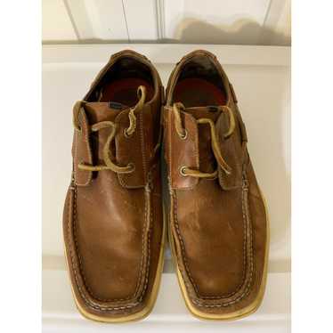 Nautica NAUTICA boat Shoes, Brown Leather Sz 10.5… - image 1