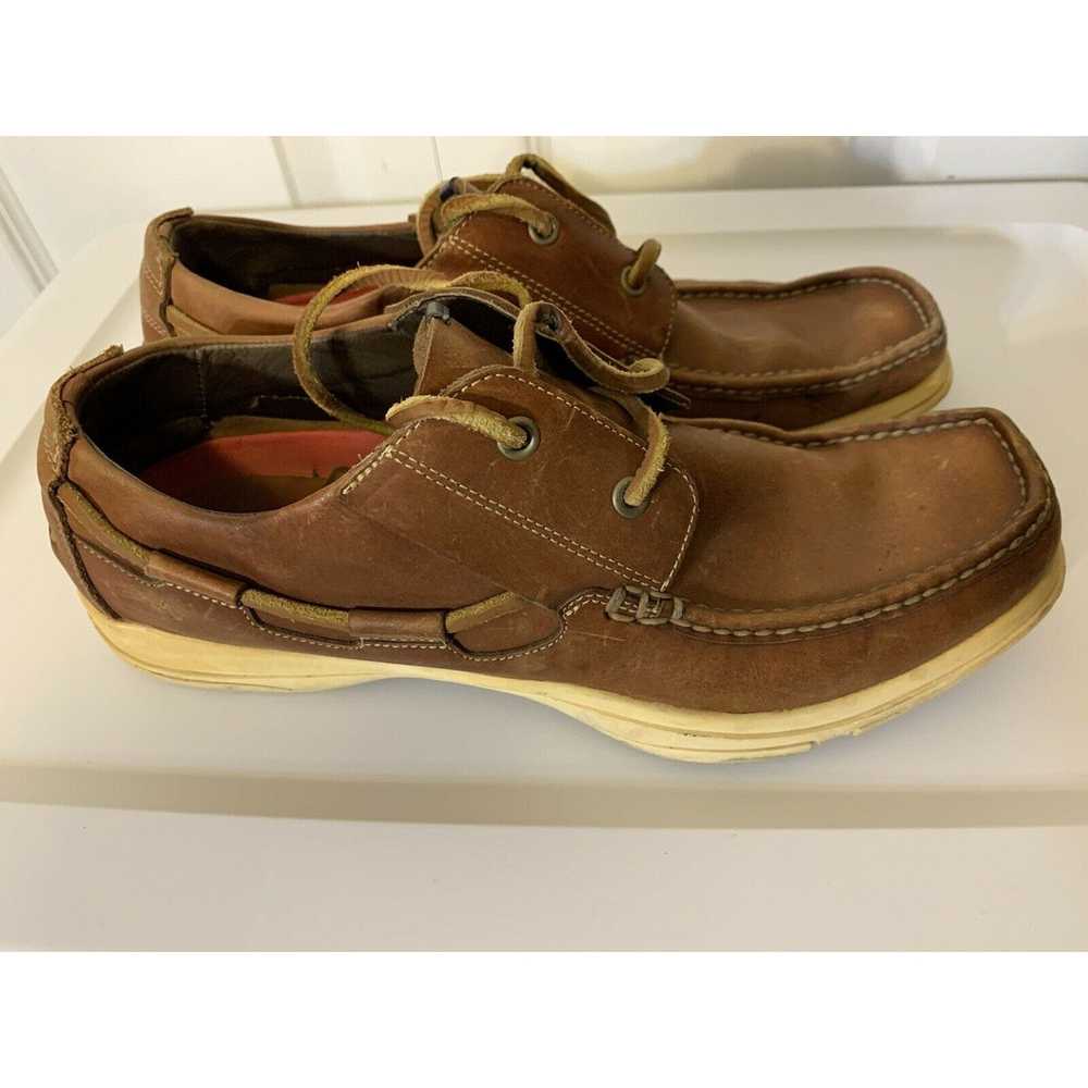 Nautica NAUTICA boat Shoes, Brown Leather Sz 10.5… - image 6