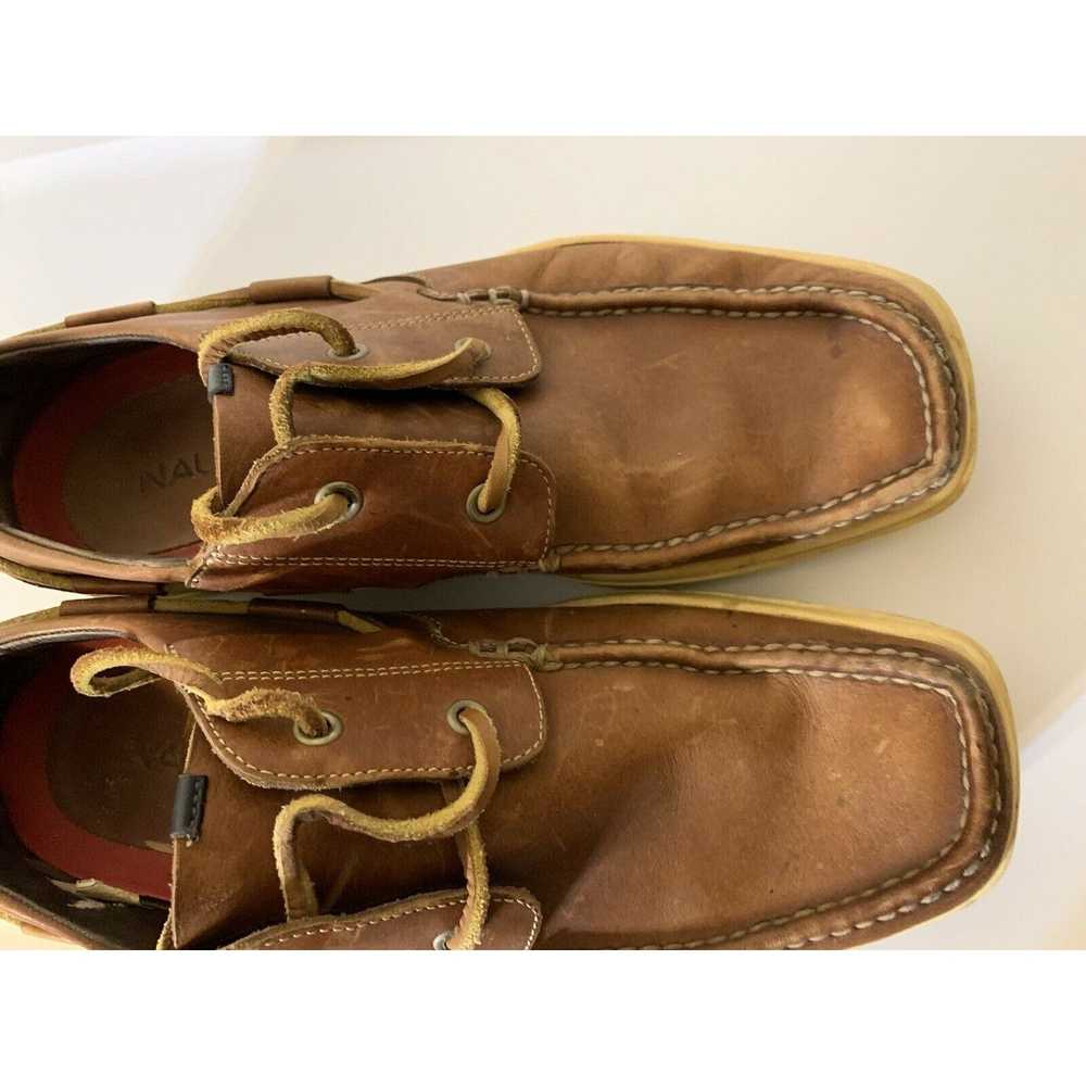 Nautica NAUTICA boat Shoes, Brown Leather Sz 10.5… - image 7