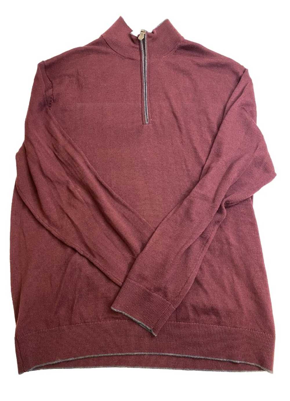 Other Raffi Sweater Mens Extra Large Maroon 100% … - image 4