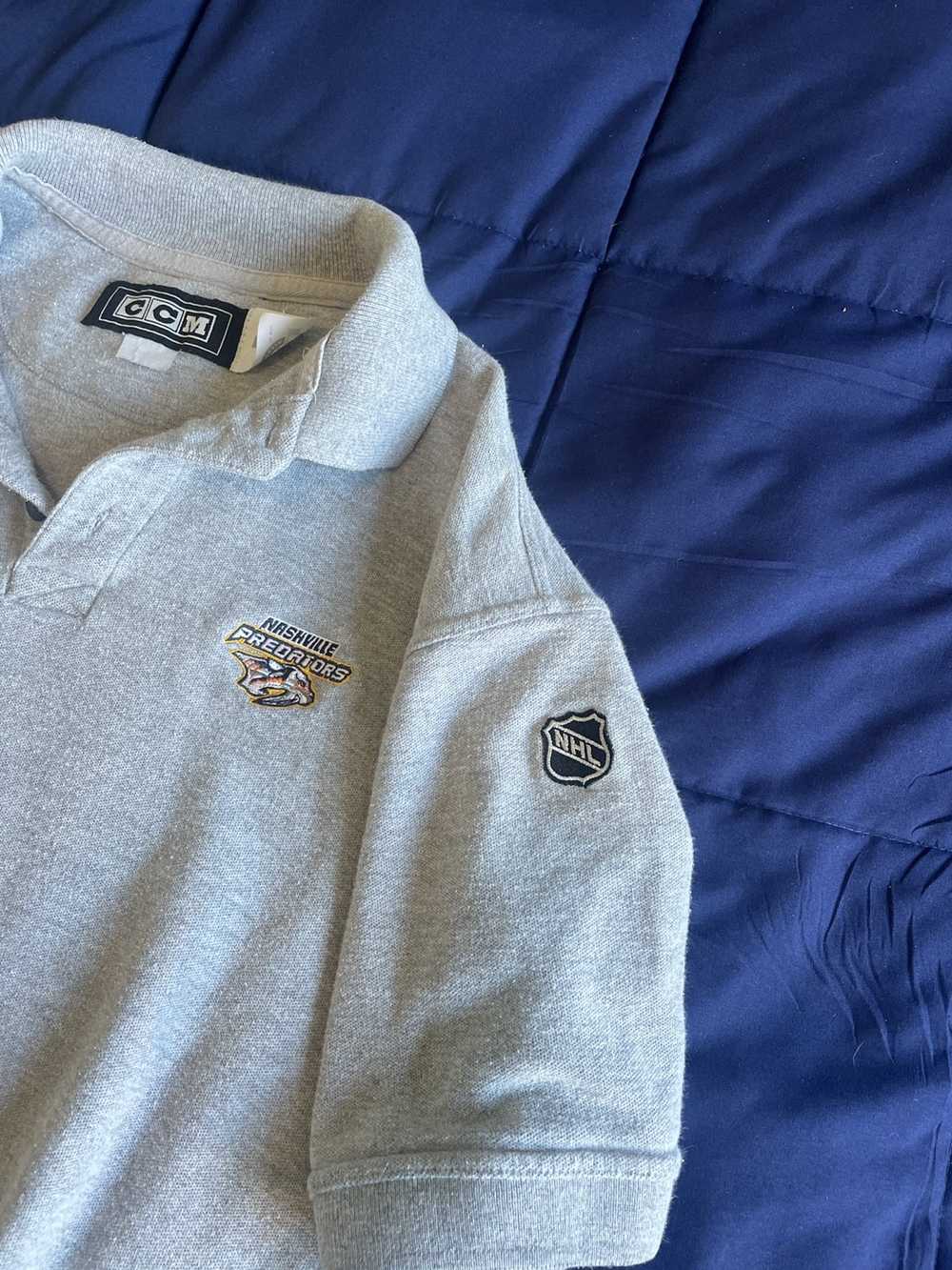 Ccm × Vintage Vintage Nashville Predators Polo - image 2