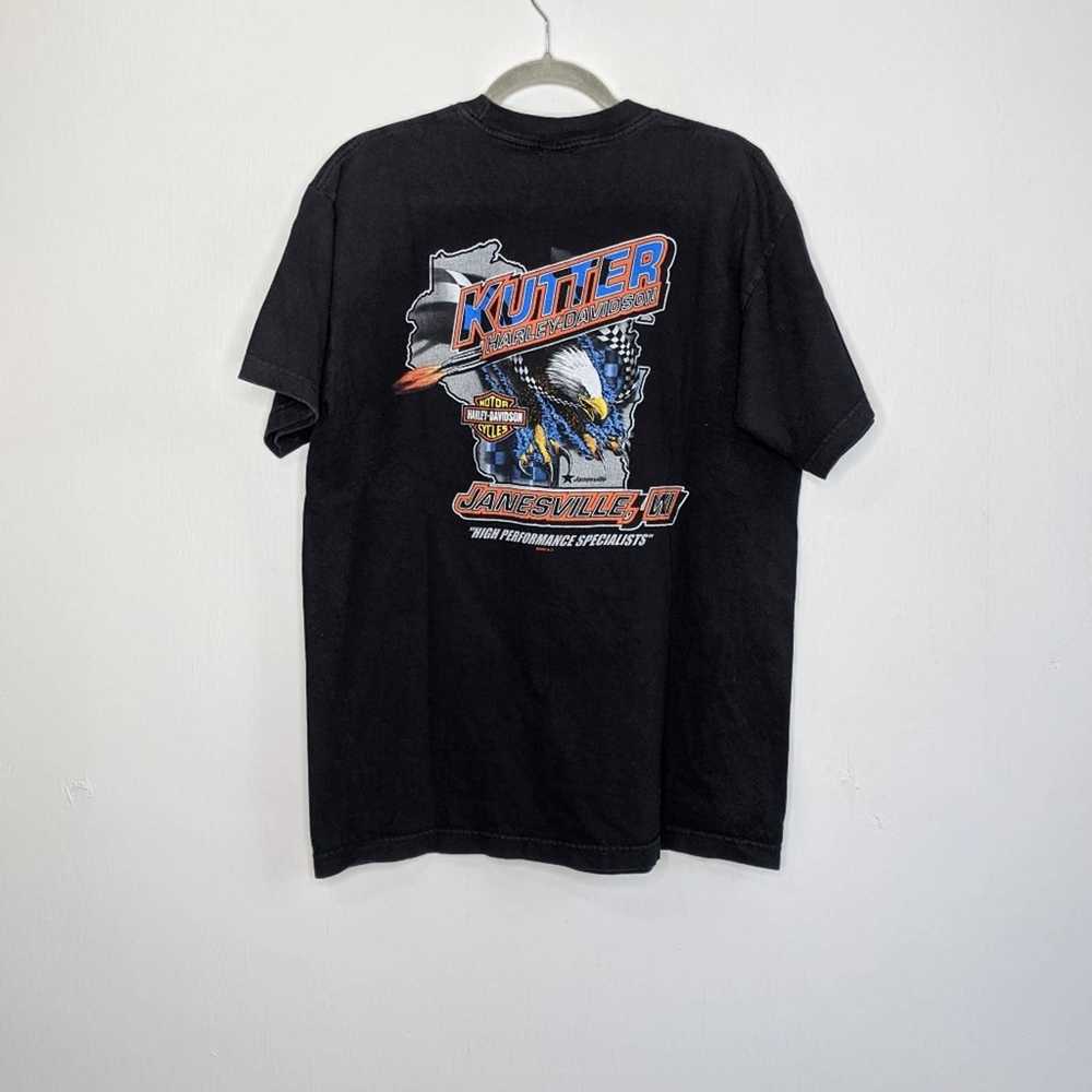 Harley Davidson Vtg Harley Davidson Y2K Double Si… - image 3