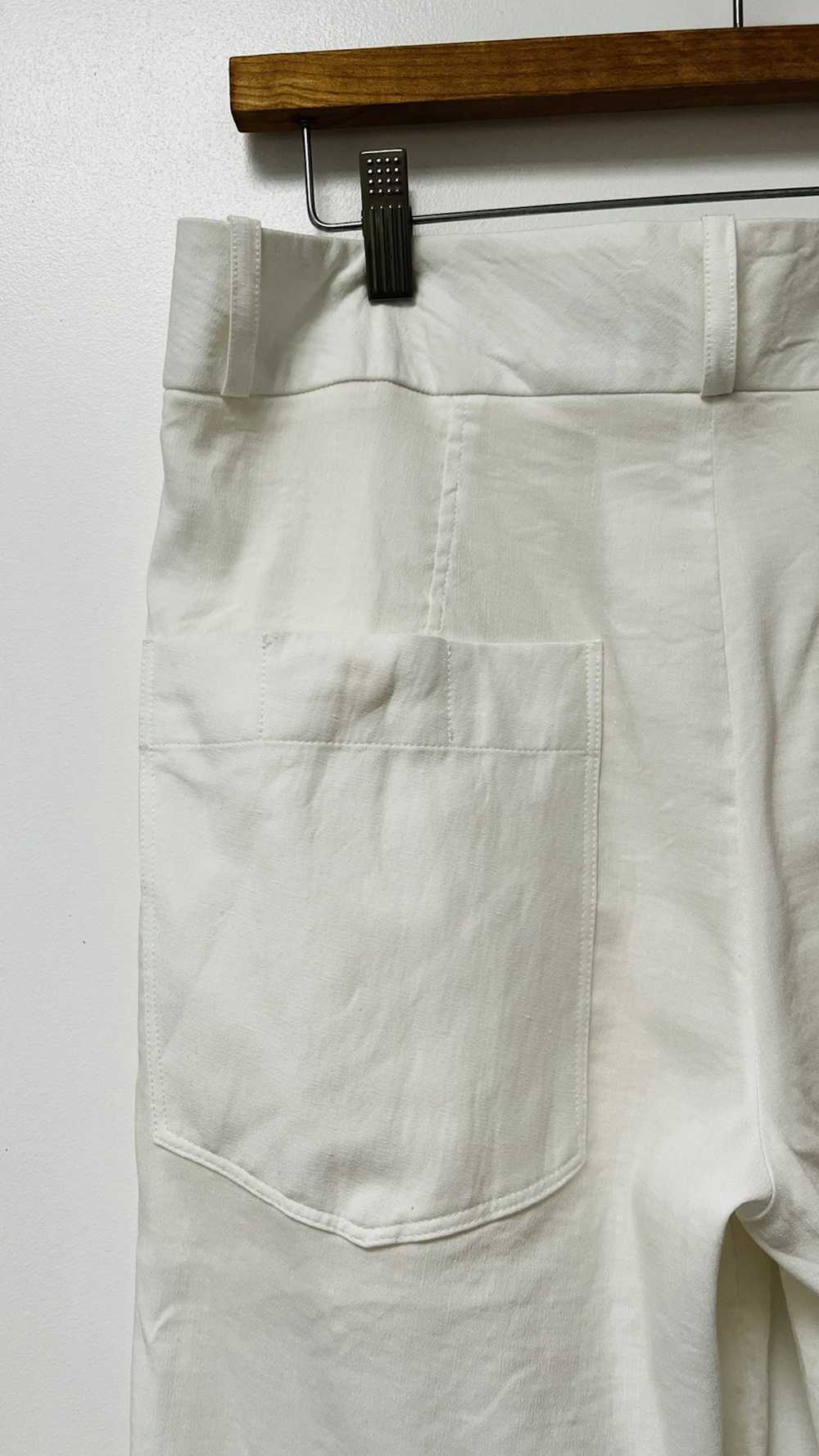 Helmut Lang HELMUT LANG Optic White Linen Shorts - image 10