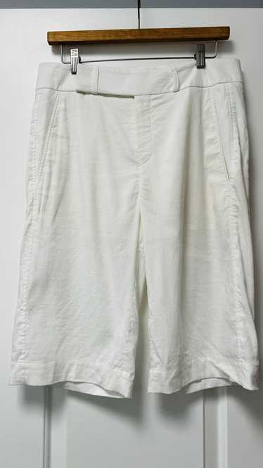 Helmut Lang HELMUT LANG Optic White Linen Shorts