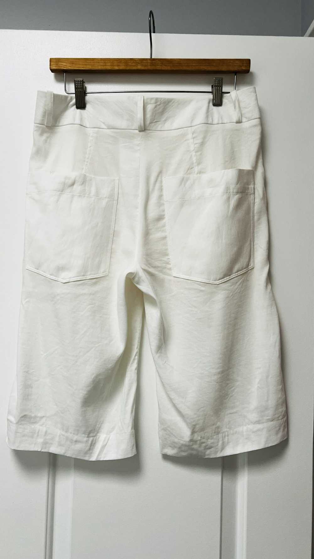 Helmut Lang HELMUT LANG Optic White Linen Shorts - image 9