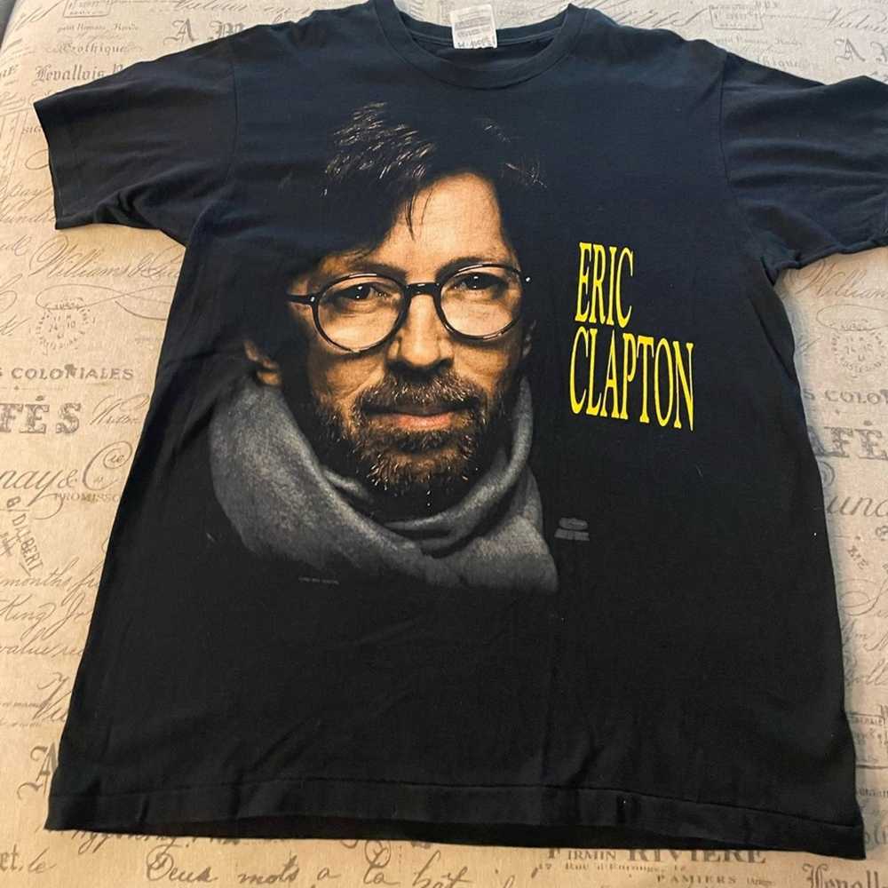 Hanes Vintage Eric Clapton 1992 Tour T-Shirt - image 1