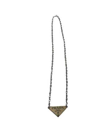 gold prada pendant necklace｜TikTok Search