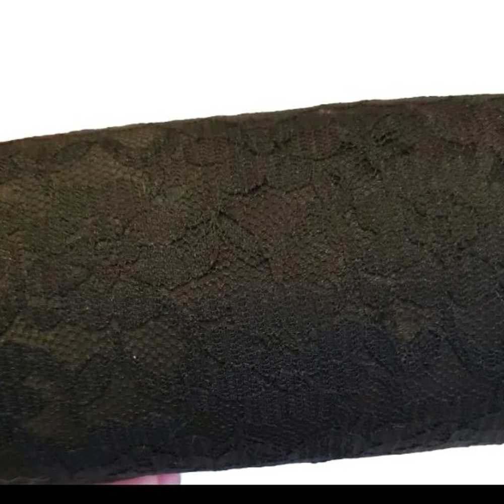 Vintage MAGID Women's Black Damask Fabric Small E… - image 8