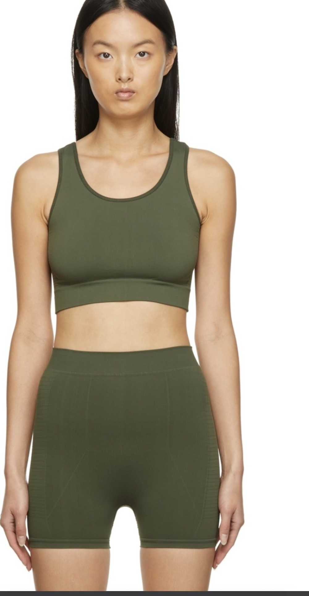 Rick Owens Rick Owens Athena Sports Bra in Olive … - image 3