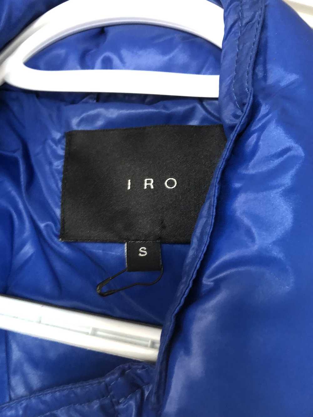 Iro Blue and white puffer jacket small - image 2