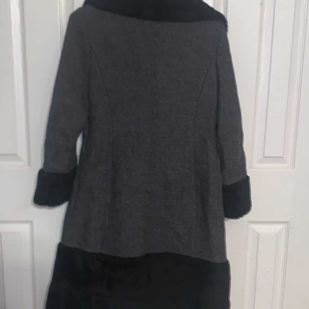 Vintage Small Betty Rose 1960’s Grey & Black Long… - image 3