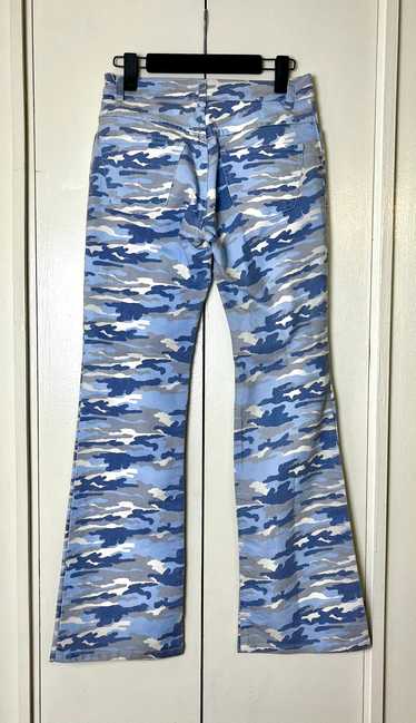 Vintage Y2K "Wally Girl" Blue & White Camouflage-P