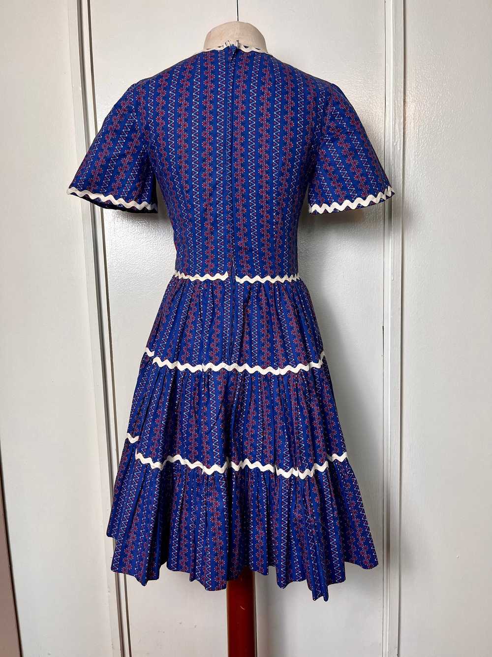 Vintage 1980's "Home-sewn" Square Dancing Dress i… - image 6