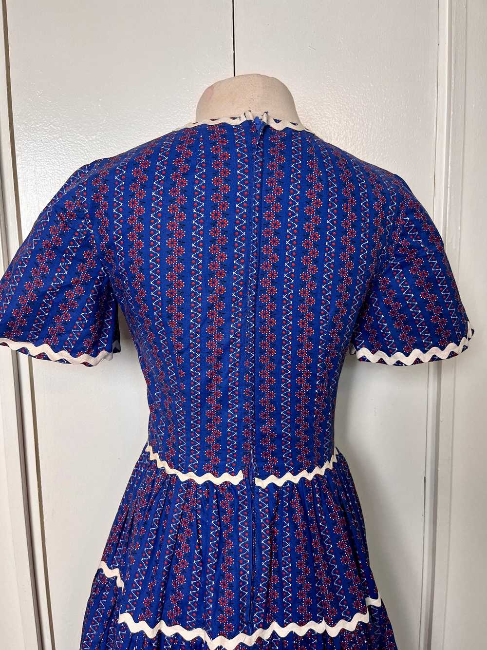 Vintage 1980's "Home-sewn" Square Dancing Dress i… - image 7
