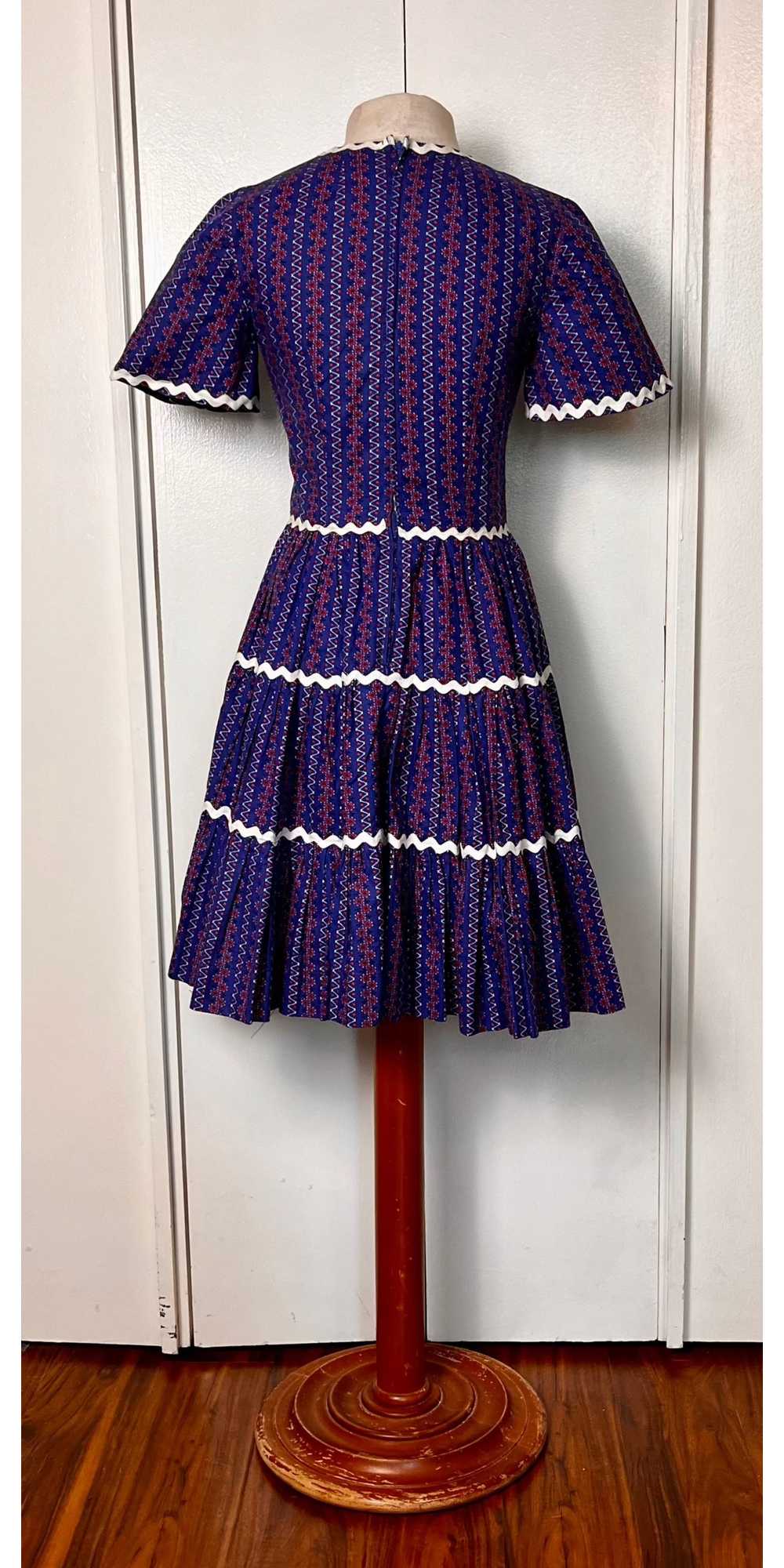 Vintage 1980's "Home-sewn" Square Dancing Dress i… - image 9