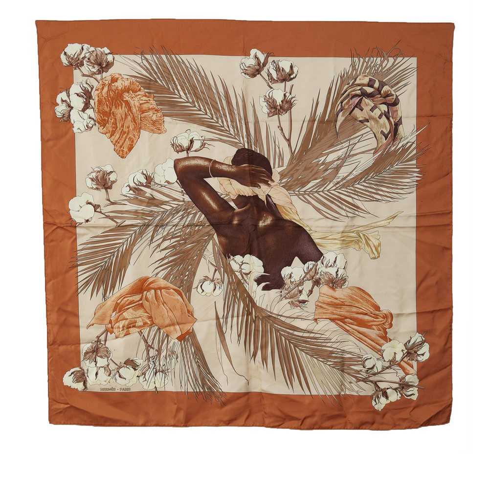 Hermes Hermes 'Turbans des Reines' Silk Scarf - image 1