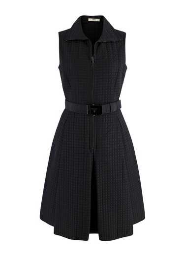 Managed by hewi Prada Black Quilted Nylon Belted … - image 1