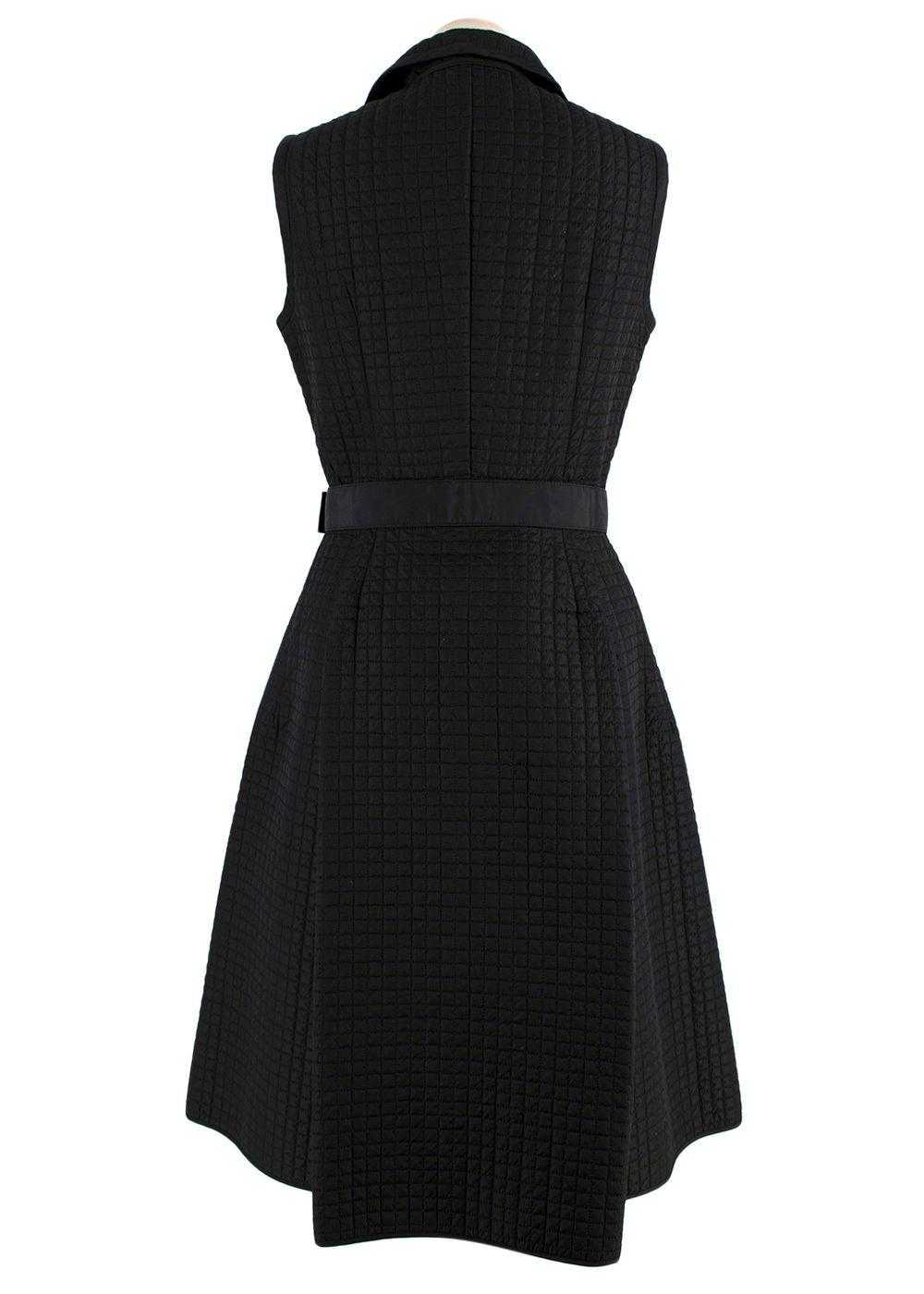 Managed by hewi Prada Black Quilted Nylon Belted … - image 2