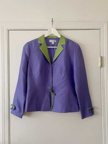 Vintage Silk Jacket - Lavender - image 1