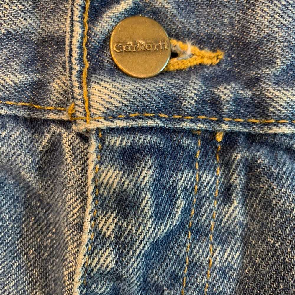 Vintage Carhartt Jeans Men's Loose Fit Cotton Den… - image 5