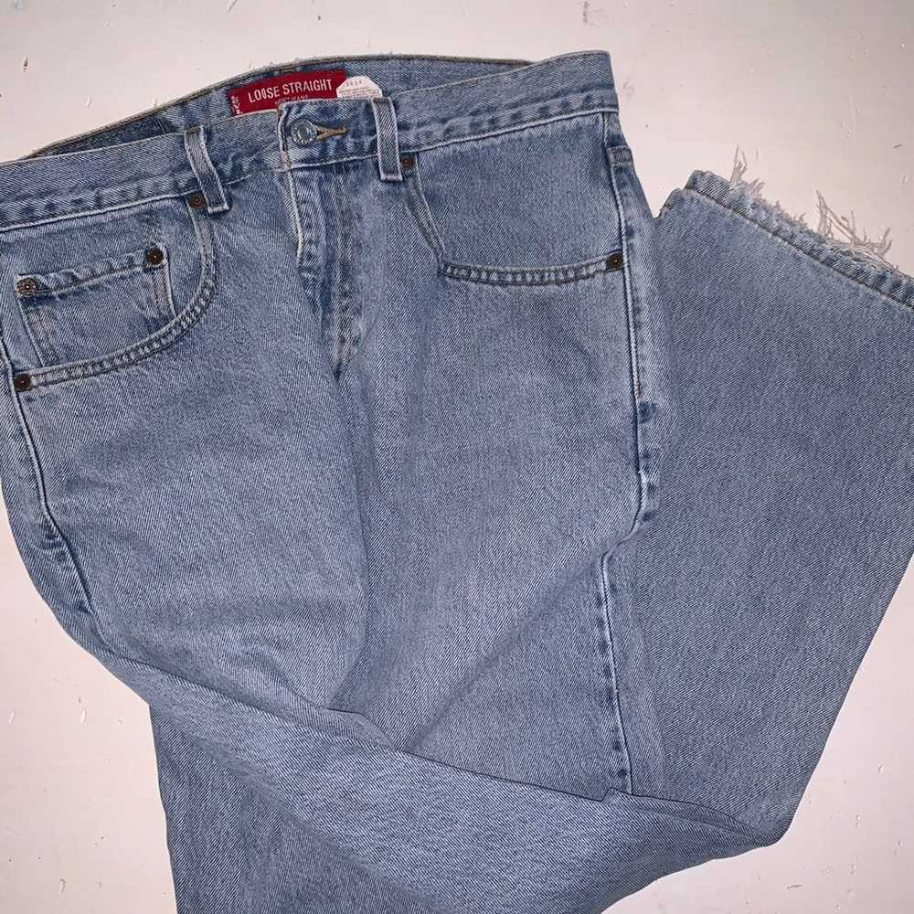 Levi's Vintage 569 Loose Straight Leg Blue Jeans … - image 4