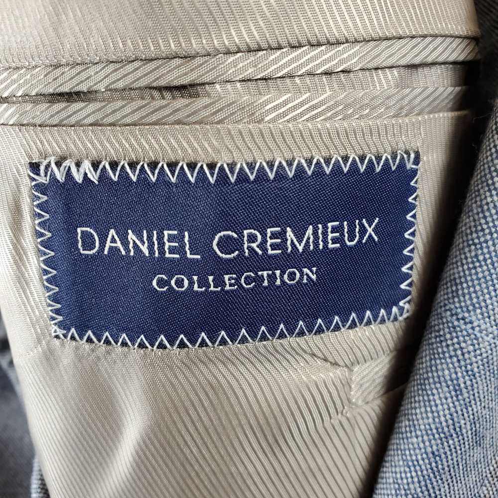 Daniel Cremieux Men Blue Plaid Sport Coat 46L NWT - image 3