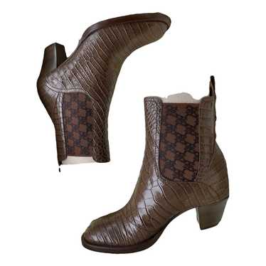 Fendi Leather cowboy boots - image 1