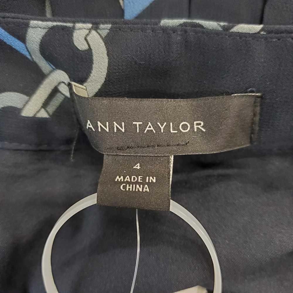 Ann Taylor Women Blue Pleated Skirt Sz 4 NWT - image 3