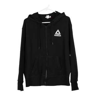 Reebok Hoodie - Large Black Cotton Blend - image 1