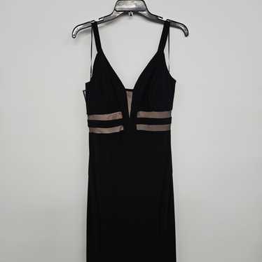 Black Sheath Long Formal Evening Sleeveless Dress - image 1