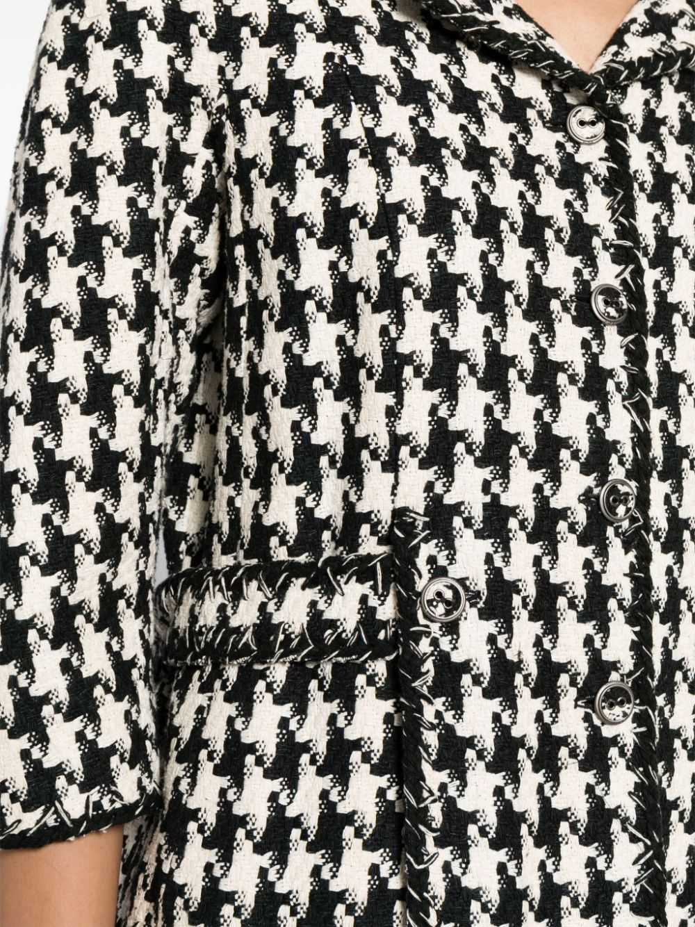 CHANEL Pre-Owned 2008 houndstooth-pattern single-… - image 5