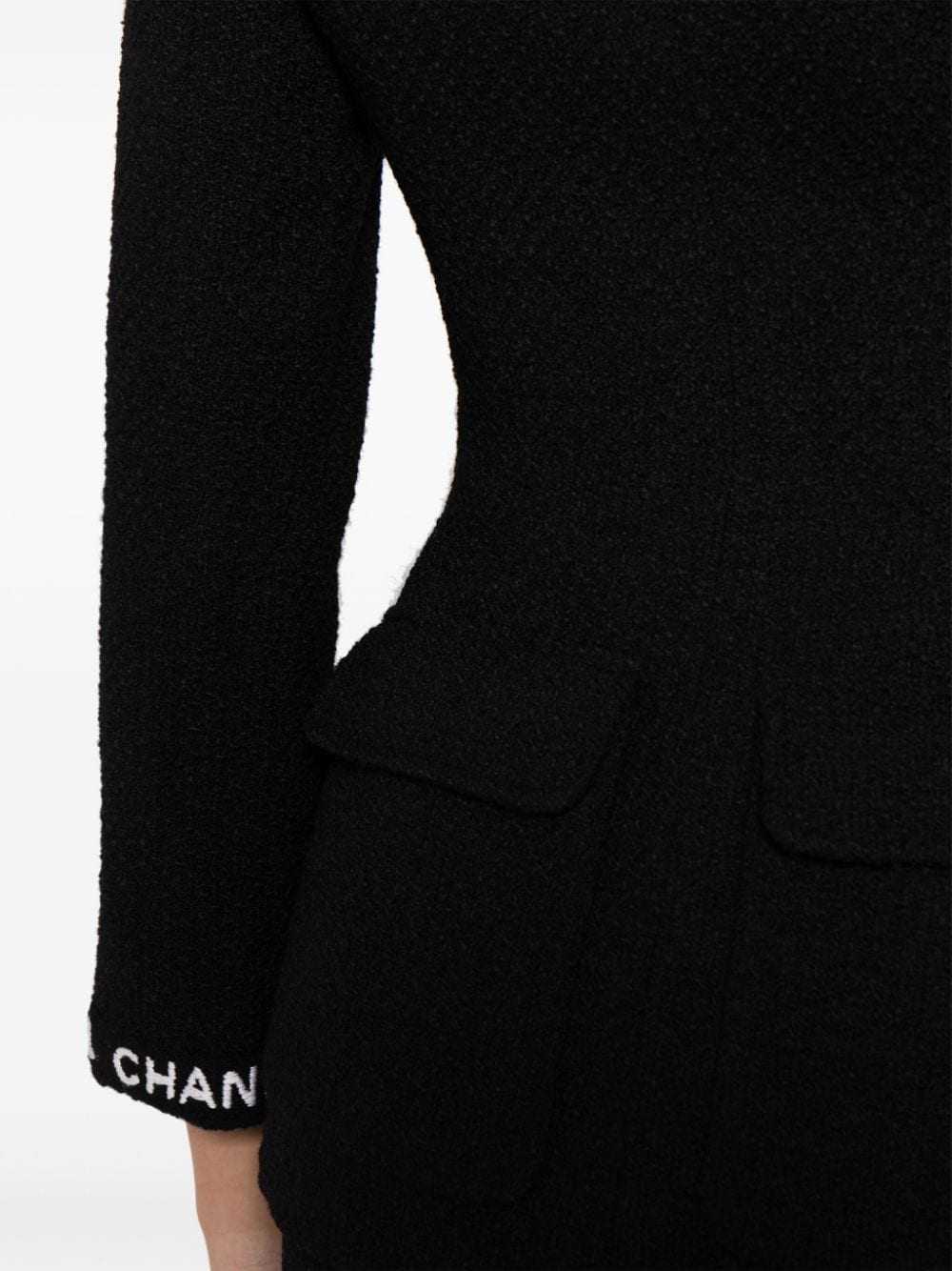 CHANEL Pre-Owned 1995 tweed skirt suit - Black - image 5
