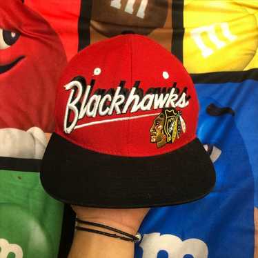 Vintage chicago blackhawks hat - image 1