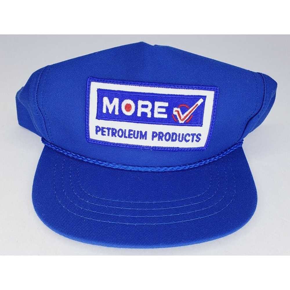 Vintage More Petroleum Products Oil Strapback Hat… - image 1