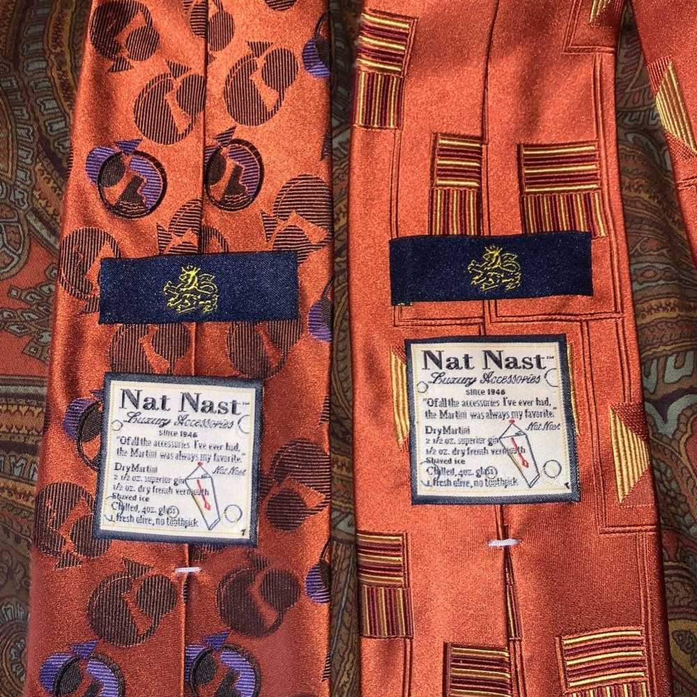 Two Nat Nast luxury ties - image 3