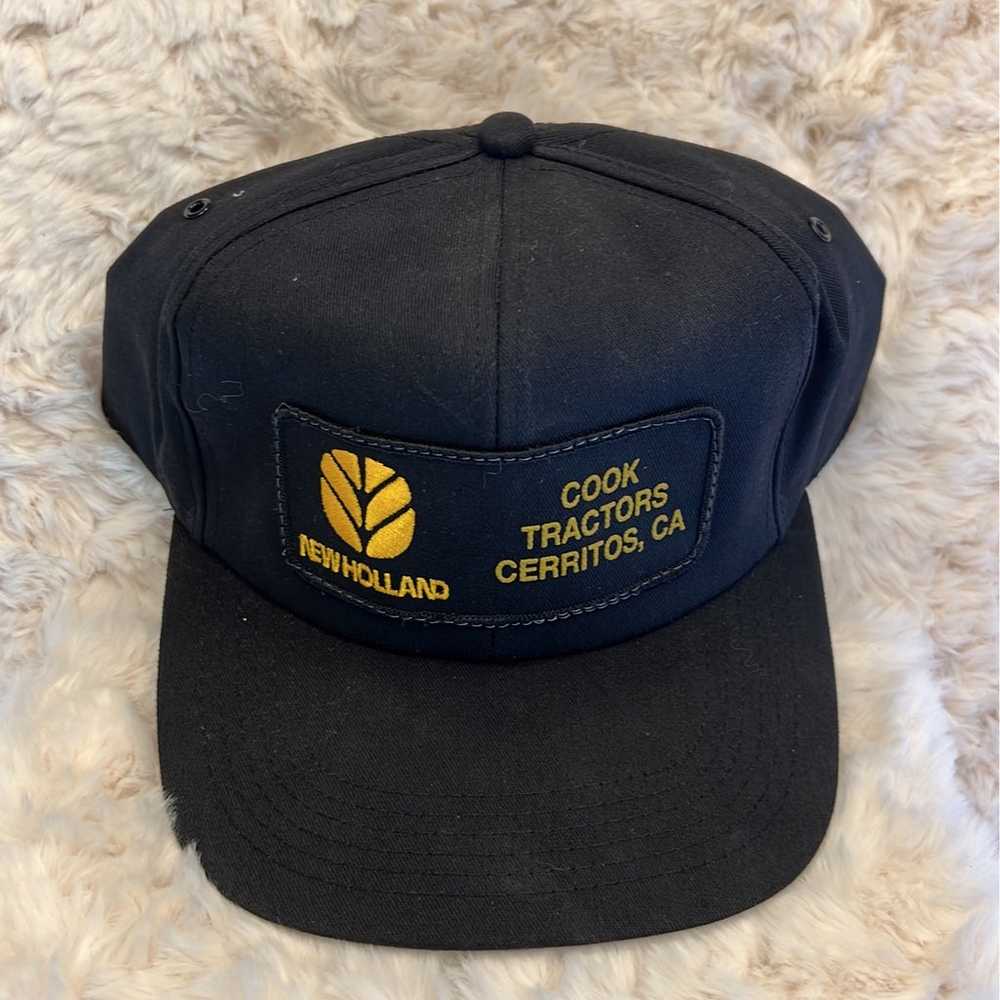 Vintage New Holloand tractor trucker hat - image 4