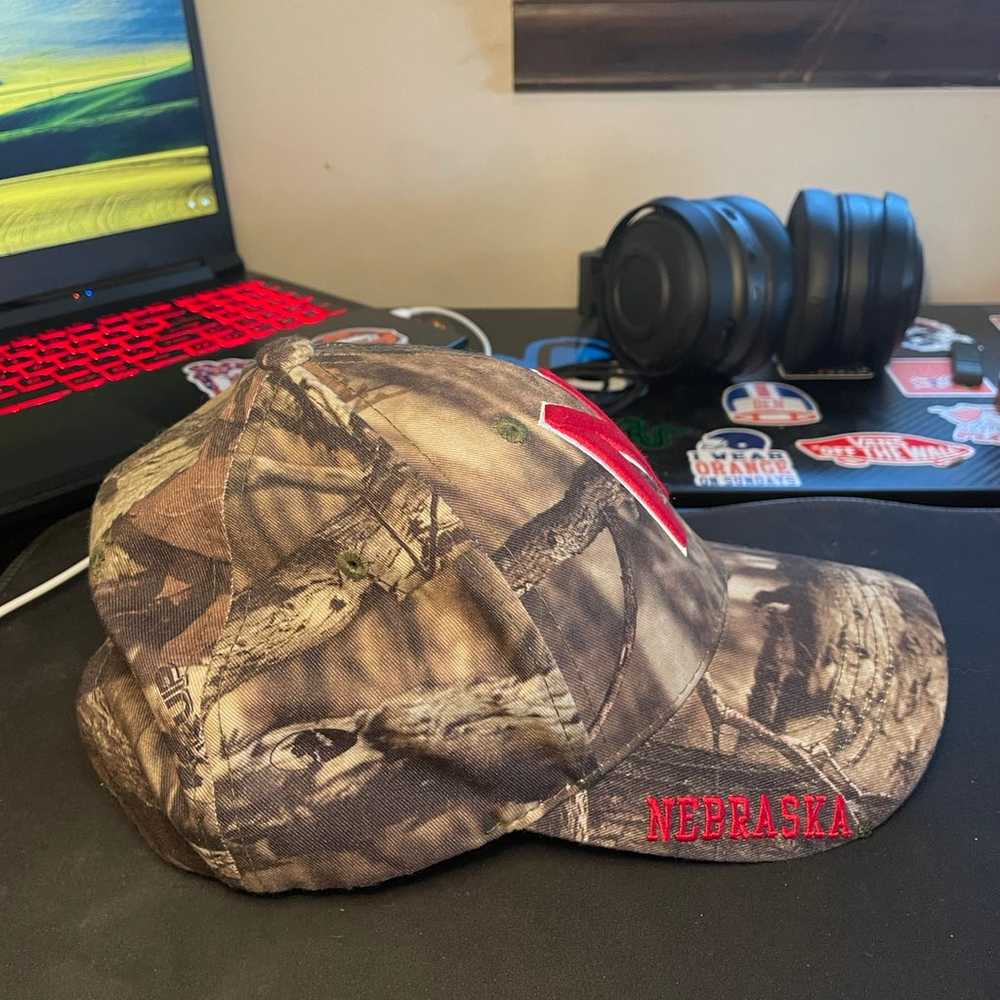 Vintage Camo Cornhuskers Hat - image 2