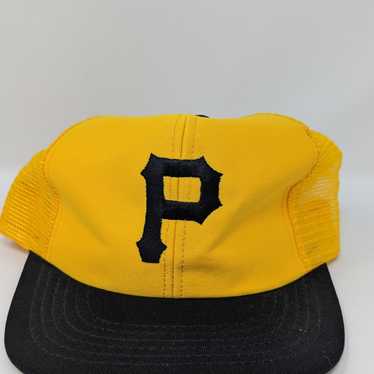Vintage NWOT Pittsburgh Pirates Mesh Snapback Hat… - image 1