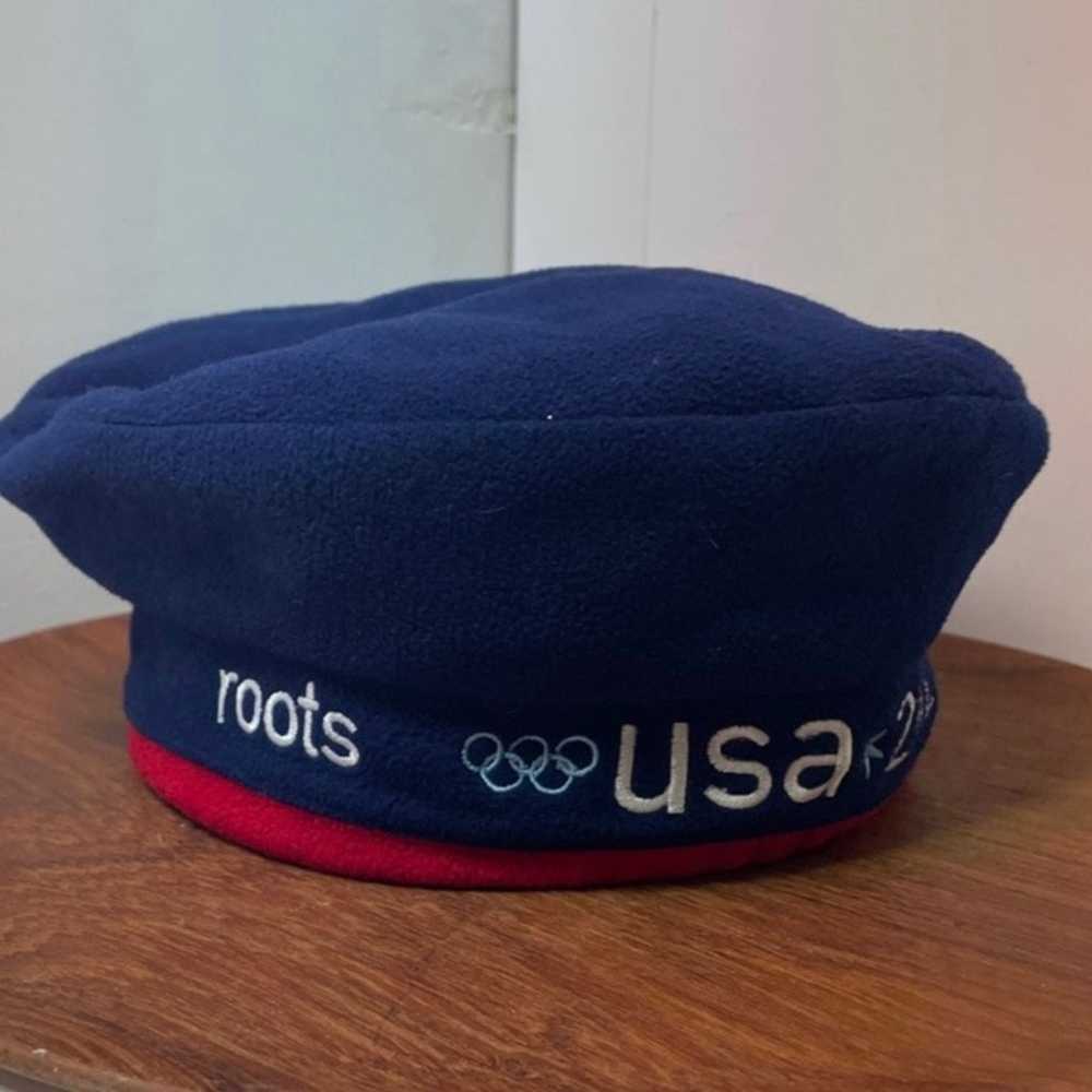 Vintage 2002 Olympics ROOTS beret official team h… - image 2