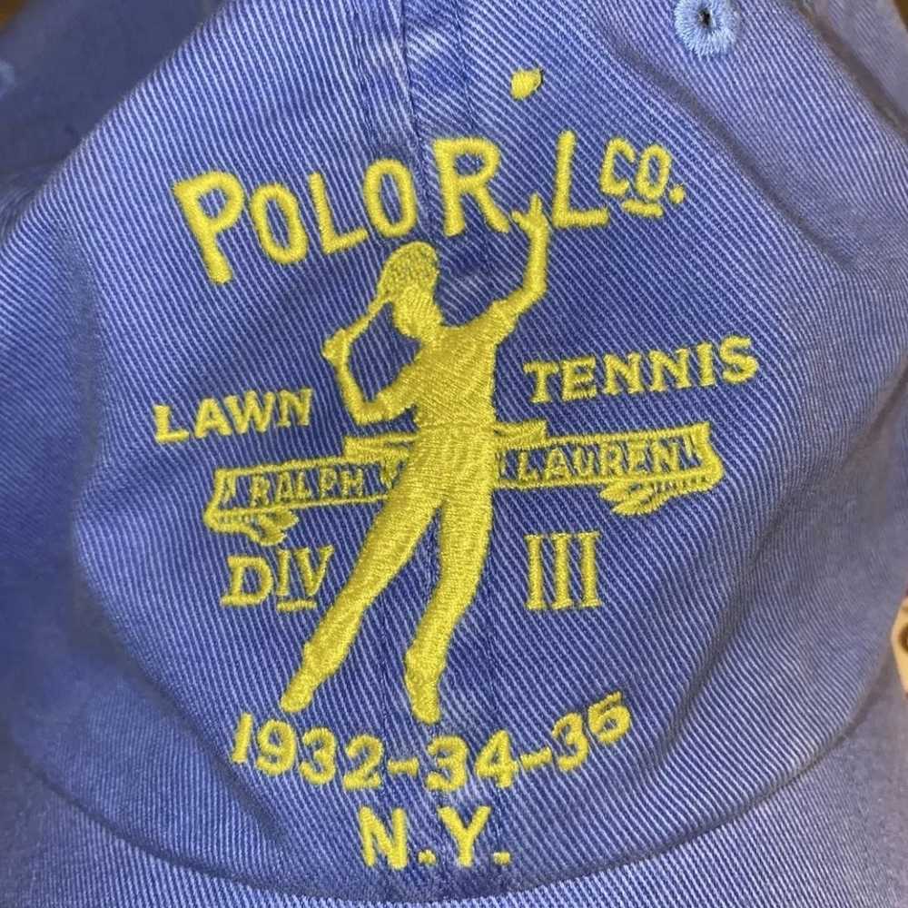 Vtg 90s Polo Ralph Lauren Sportsman Lawn Tennis E… - image 2