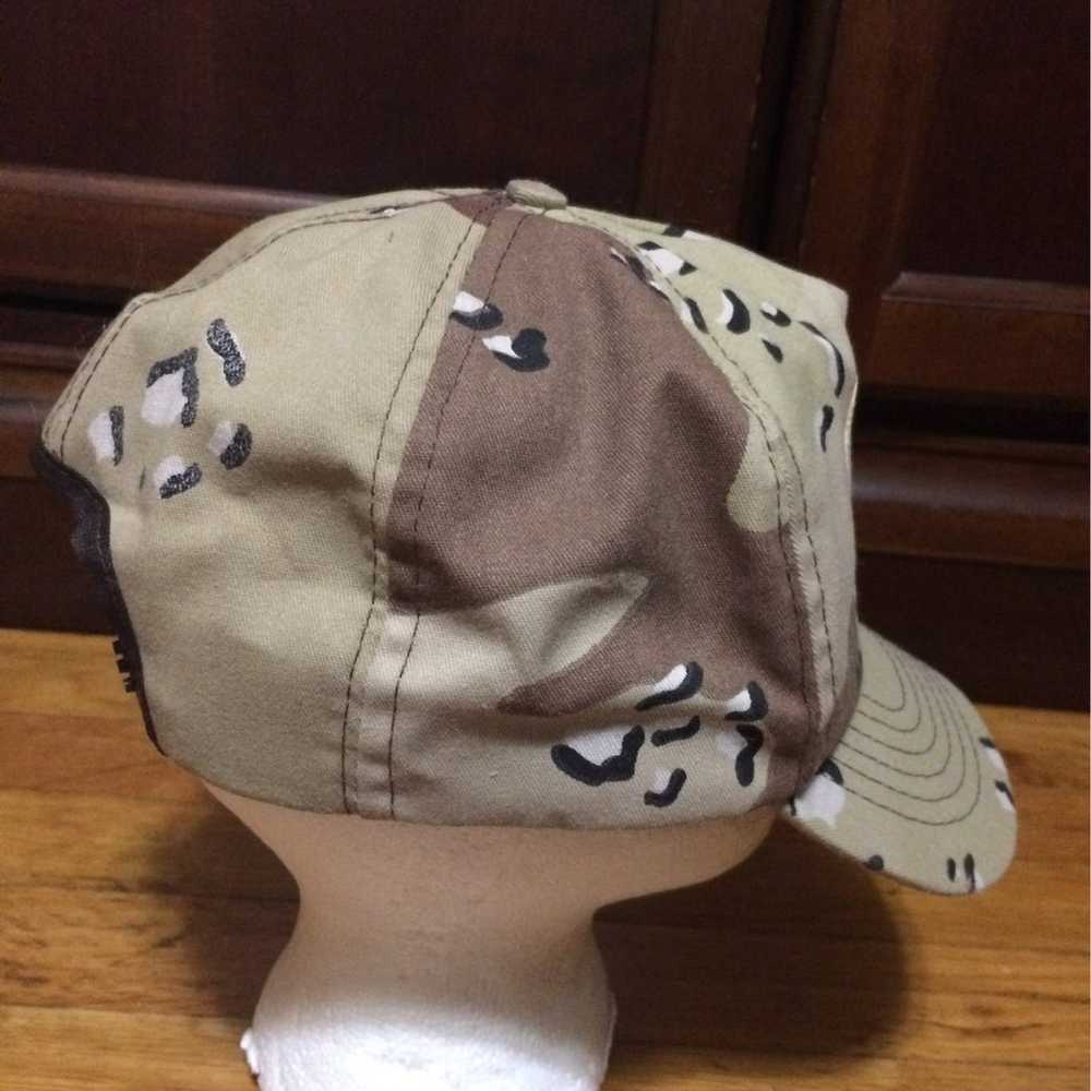 vintage camo desert storm hat OSFA - image 4