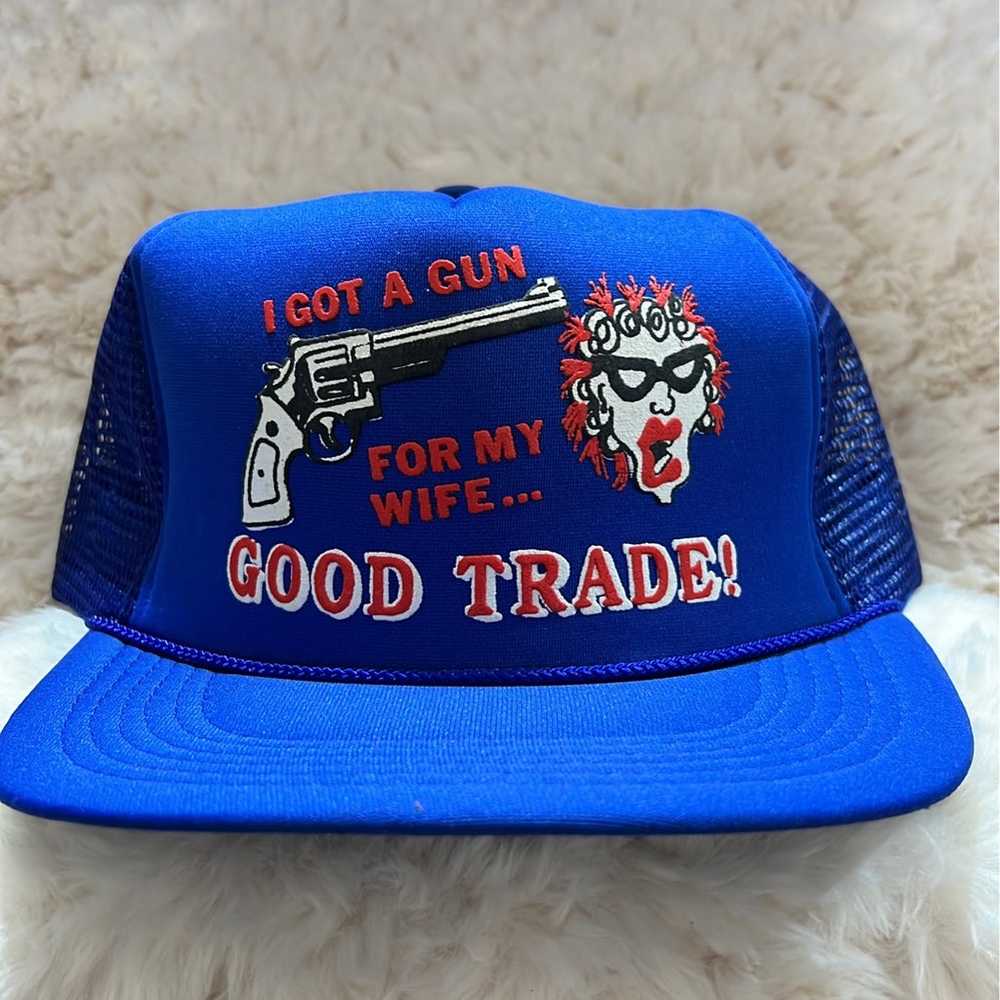Vintage trucker hat “ Trade” - image 1