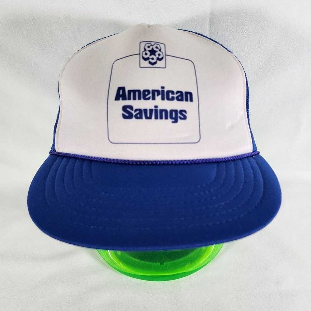 Vintage American Savings Hat - image 1