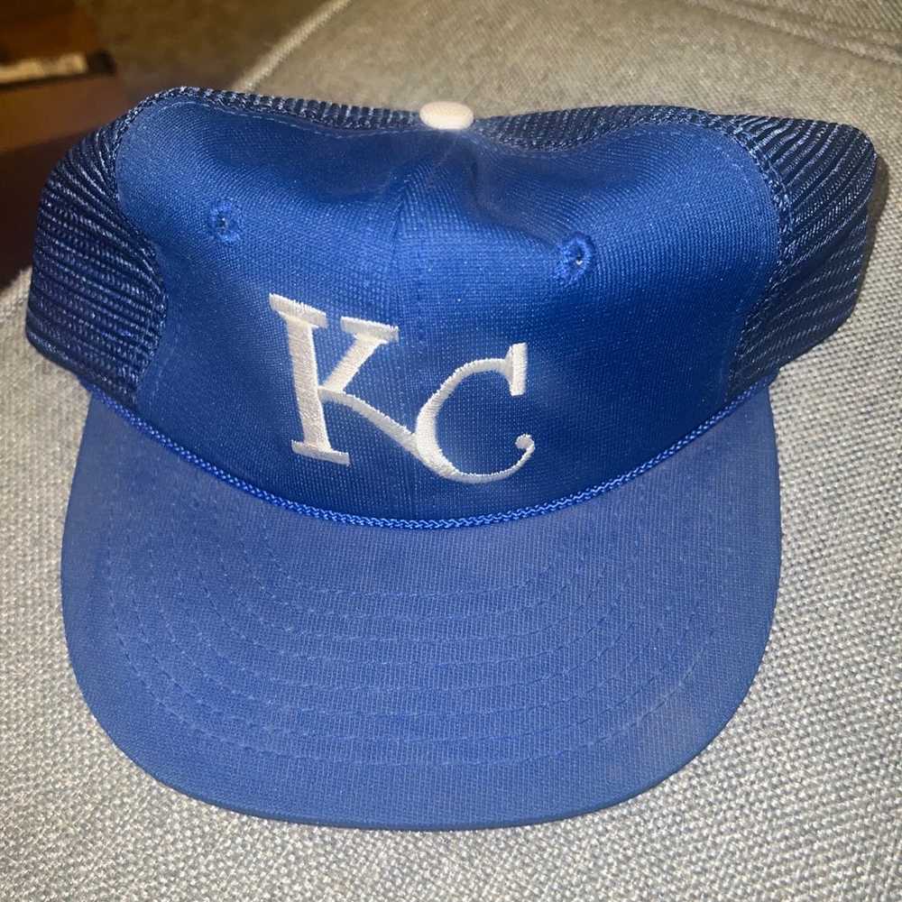 Vintage Kansas City Royals Trucker Hat Snap Back … - image 1