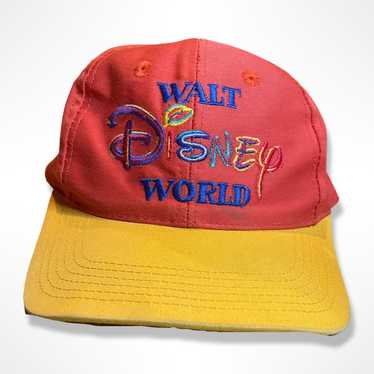 Vintage 1990's Walt Disney World Snapback Hat Embr