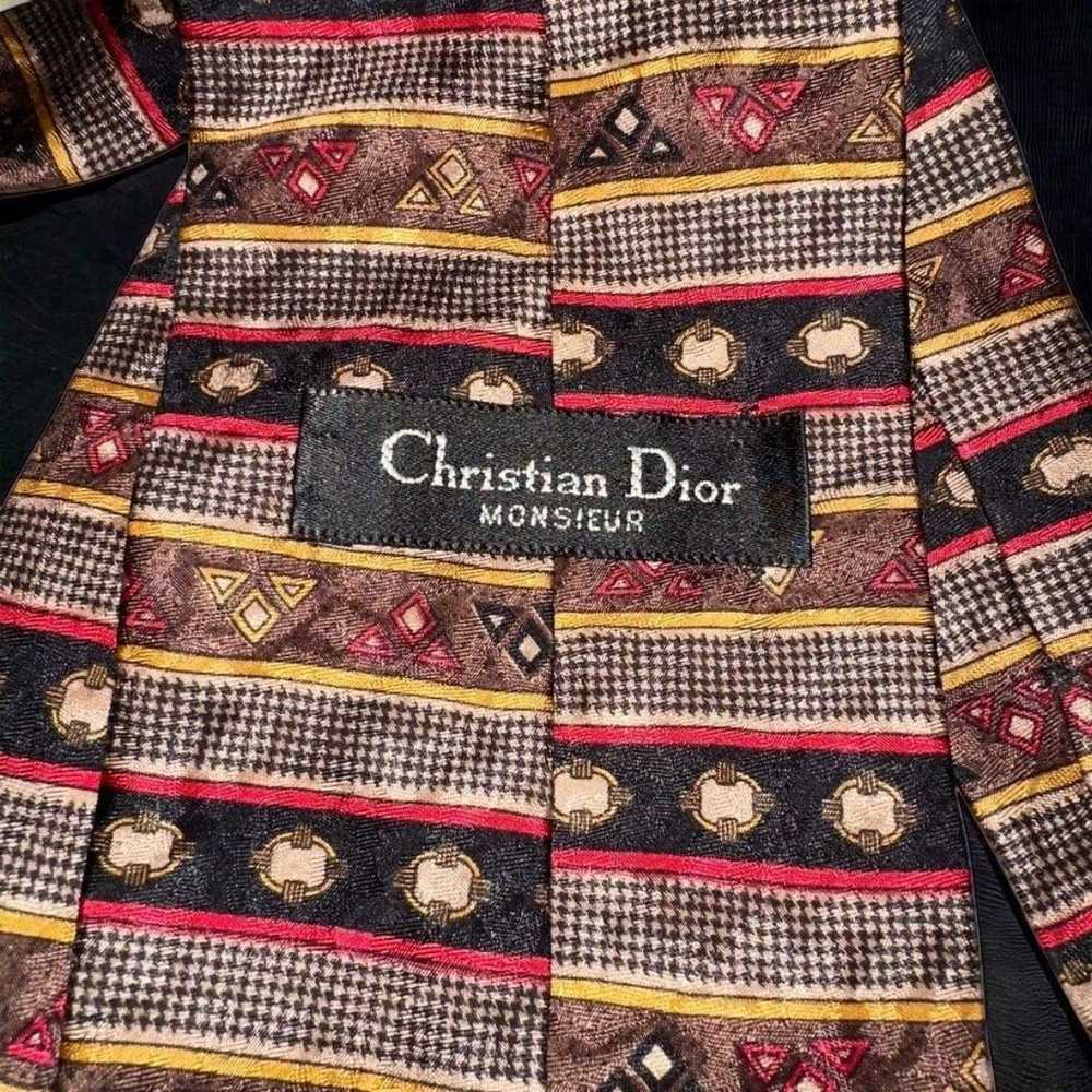 1970s Vintage Christian Dior Tie - image 4